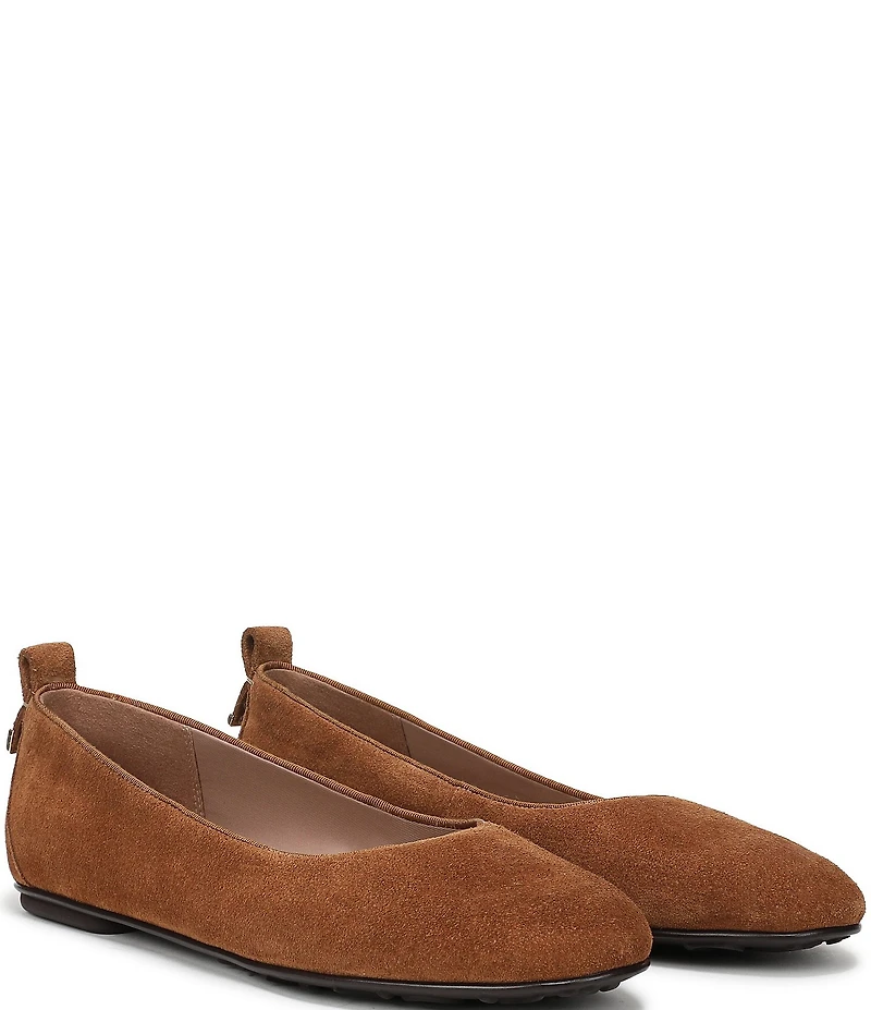 Naturalizer Ava Suede Round Toe Ballet Flats
