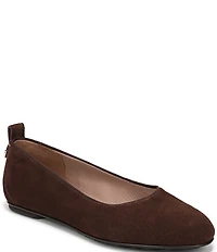 Naturalizer Ava Suede Round Toe Ballet Flats