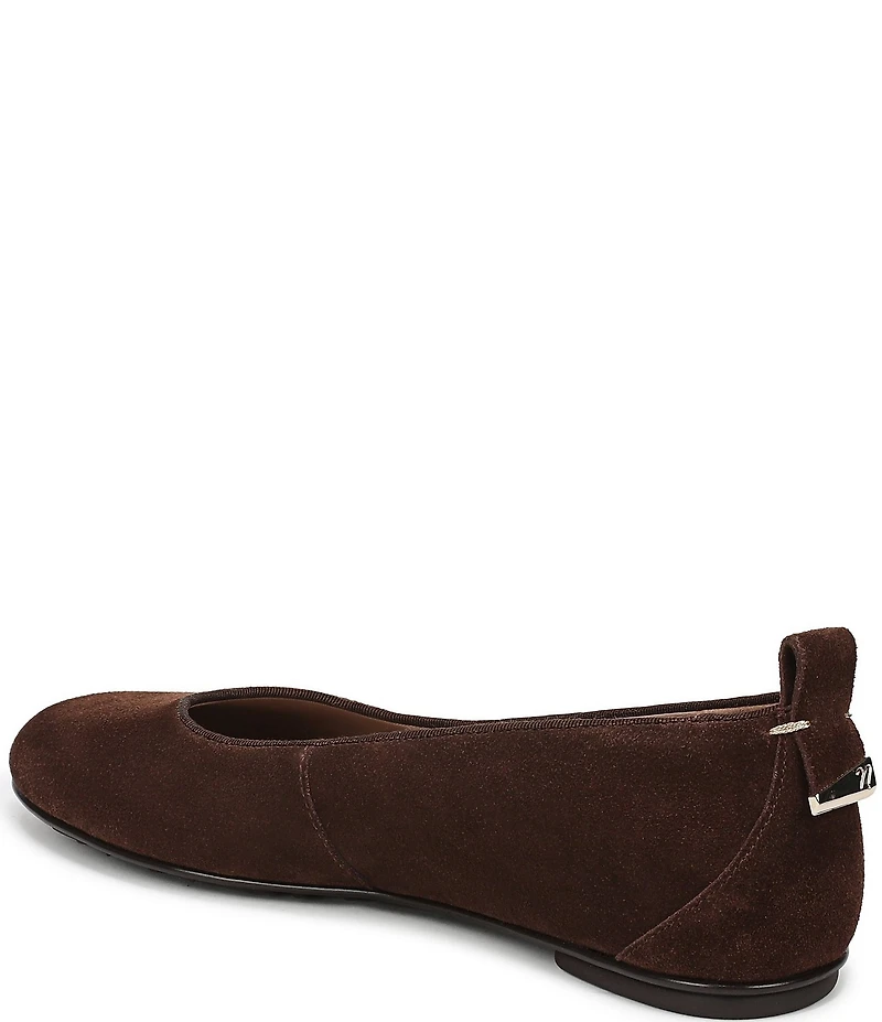 Naturalizer Ava Suede Round Toe Ballet Flats