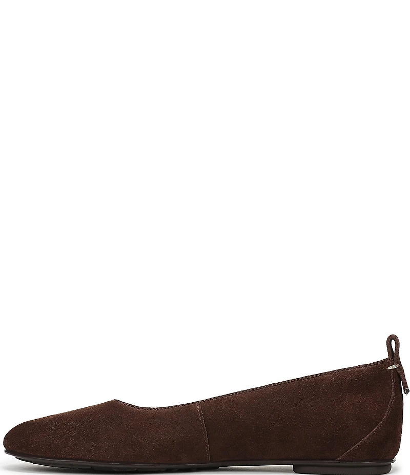 Naturalizer Ava Suede Round Toe Ballet Flats