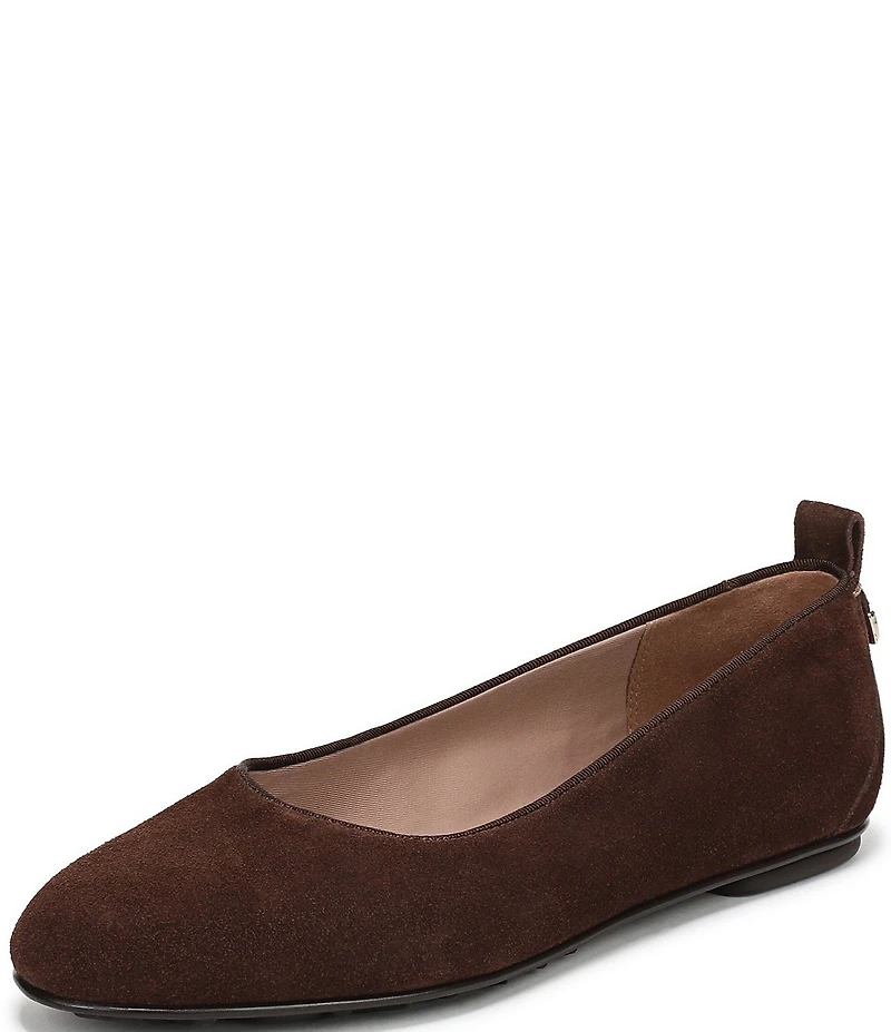 Naturalizer Ava Suede Round Toe Ballet Flats