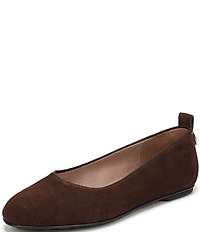 Naturalizer Ava Suede Round Toe Ballet Flats