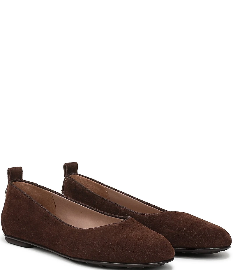 Naturalizer Ava Suede Round Toe Ballet Flats