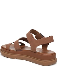 Naturalizer Avenue Nubuck Strappy Platform Casual Sandals
