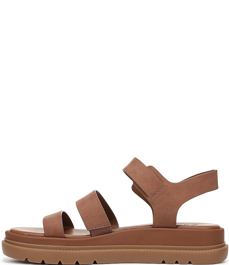 Naturalizer Avenue Nubuck Strappy Platform Casual Sandals