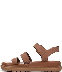 Naturalizer Avenue Nubuck Strappy Platform Casual Sandals