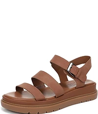 Naturalizer Avenue Nubuck Strappy Platform Casual Sandals