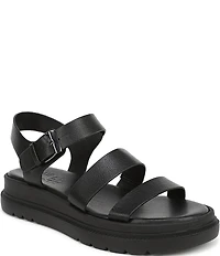 Naturalizer Avenue Tumbled Strappy Platform Casual Sandals