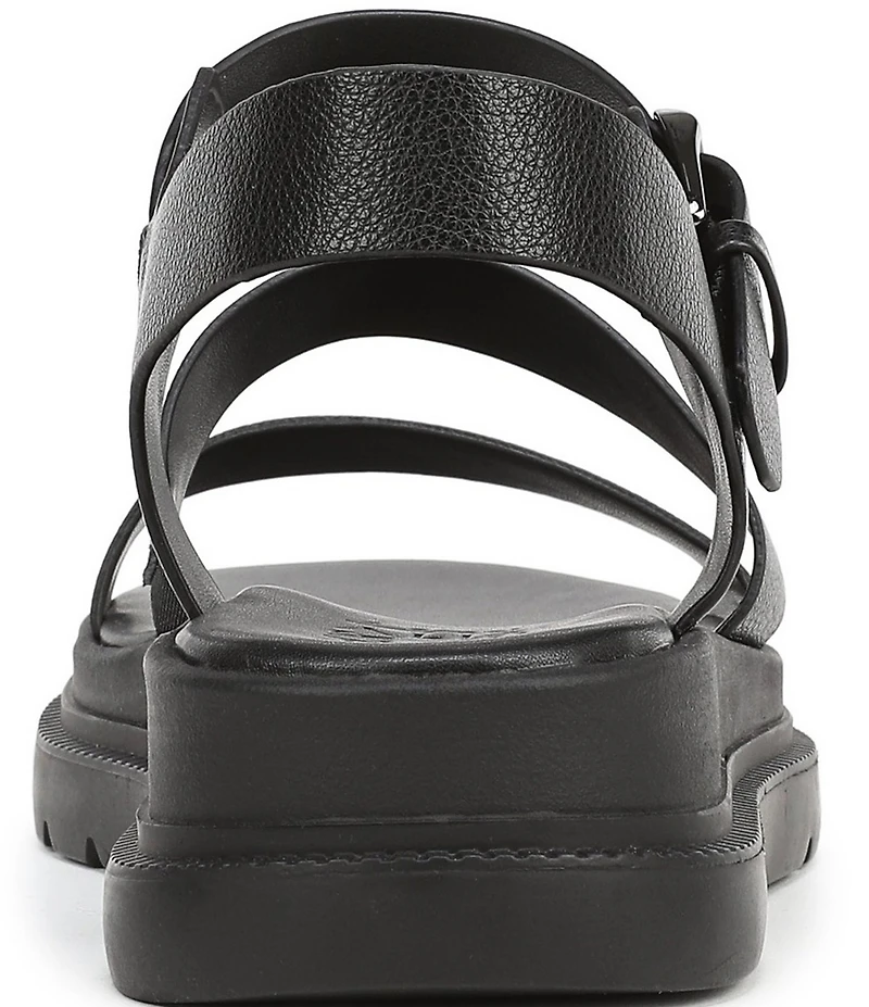 Naturalizer Avenue Tumbled Strappy Platform Casual Sandals