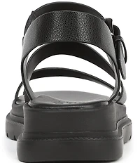 Naturalizer Avenue Tumbled Strappy Platform Casual Sandals