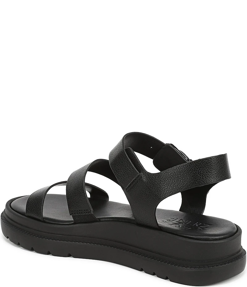 Naturalizer Avenue Tumbled Strappy Platform Casual Sandals