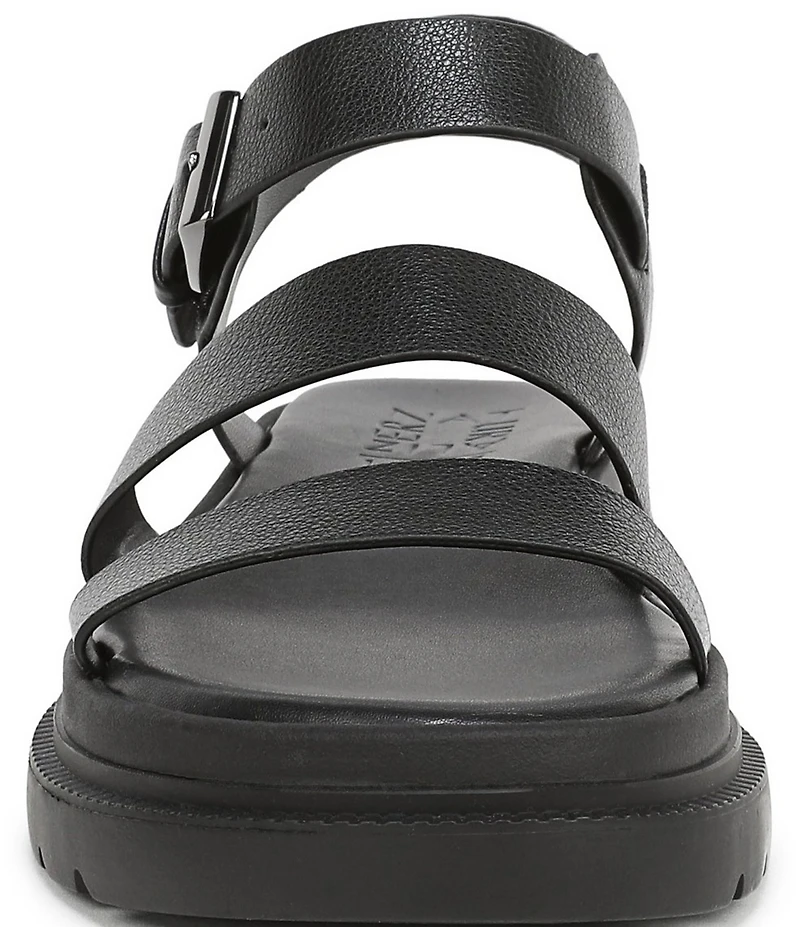 Naturalizer Avenue Tumbled Strappy Platform Casual Sandals