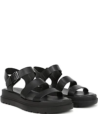 Naturalizer Avenue Tumbled Strappy Platform Casual Sandals