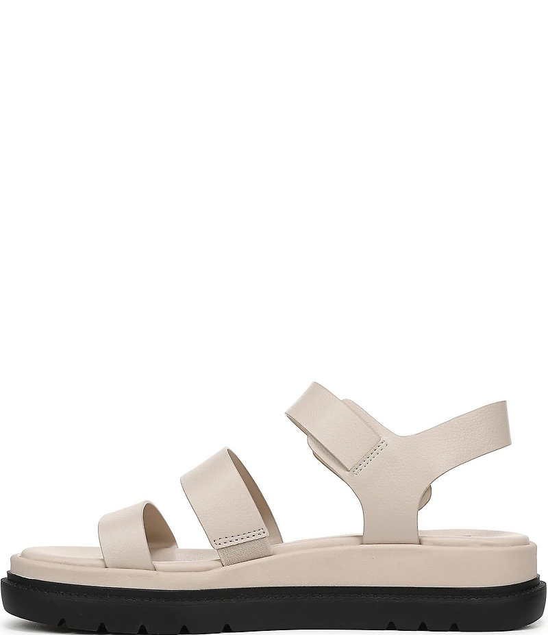 Naturalizer Avenue Tumbled Strappy Platform Casual Sandals