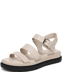 Naturalizer Avenue Tumbled Strappy Platform Casual Sandals