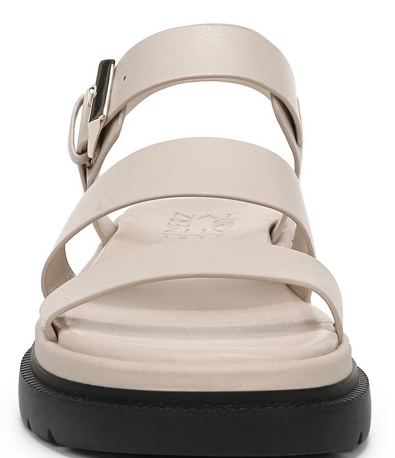 Naturalizer Avenue Tumbled Strappy Platform Casual Sandals