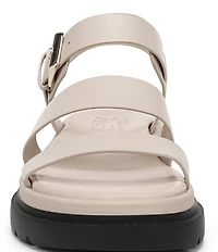 Naturalizer Avenue Tumbled Strappy Platform Casual Sandals