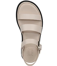 Naturalizer Avenue Tumbled Strappy Platform Casual Sandals