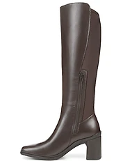 Naturalizer Axel 2 Weatherproof Leather Block Heel Tall Boots