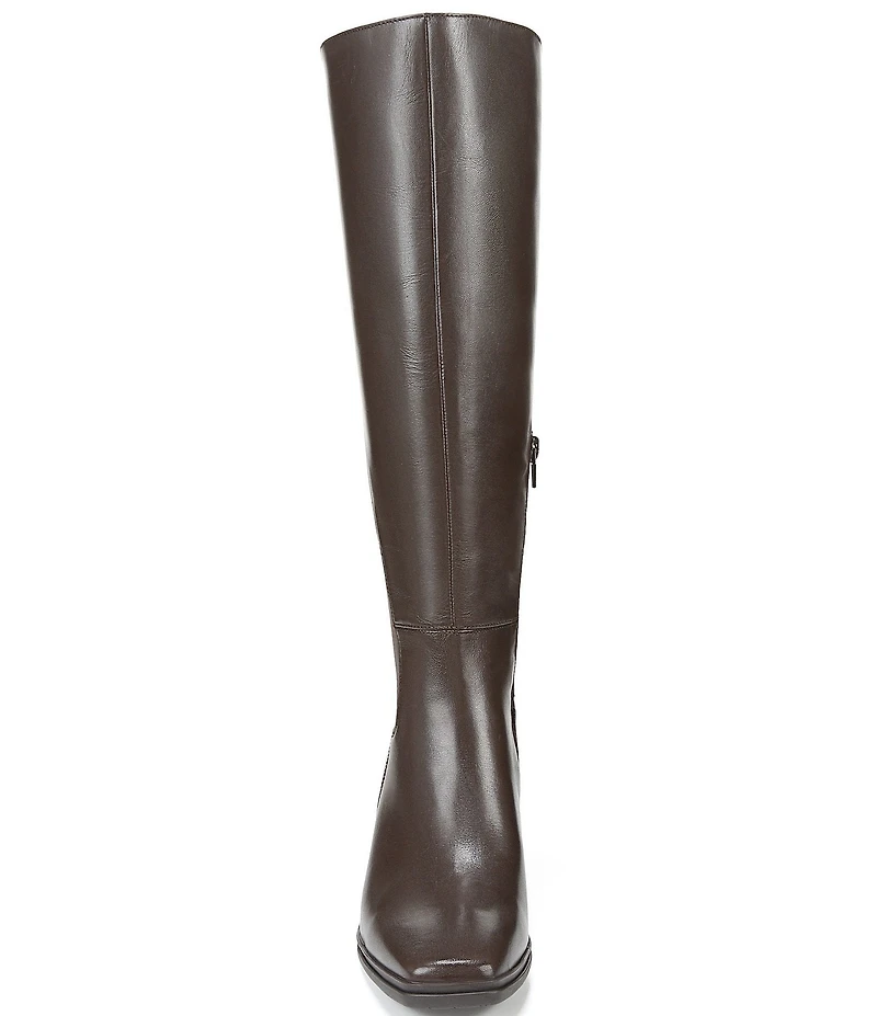 Naturalizer Axel 2 Weatherproof Leather Block Heel Tall Boots