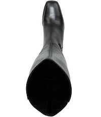 Naturalizer Axel 2 Weatherproof Leather Block Heel Tall Boots