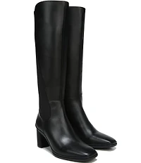 Naturalizer Axel 2 Weatherproof Leather Block Heel Tall Boots