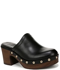 Naturalizer Bailey Leather Studded Clogs