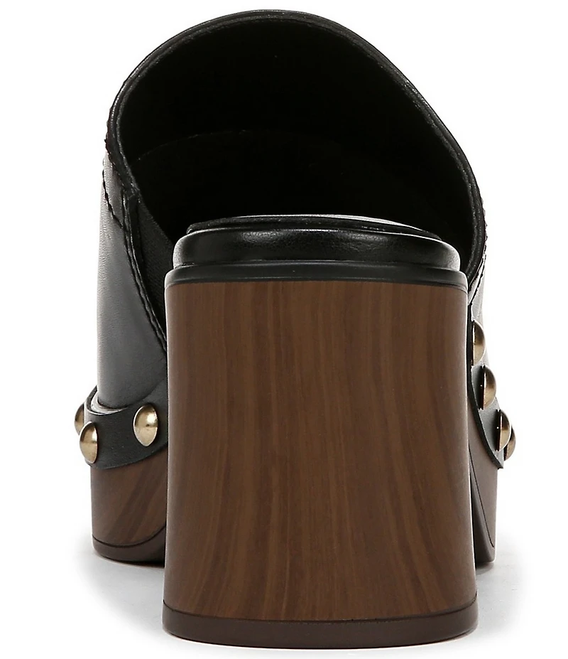 Naturalizer Bailey Leather Studded Clogs