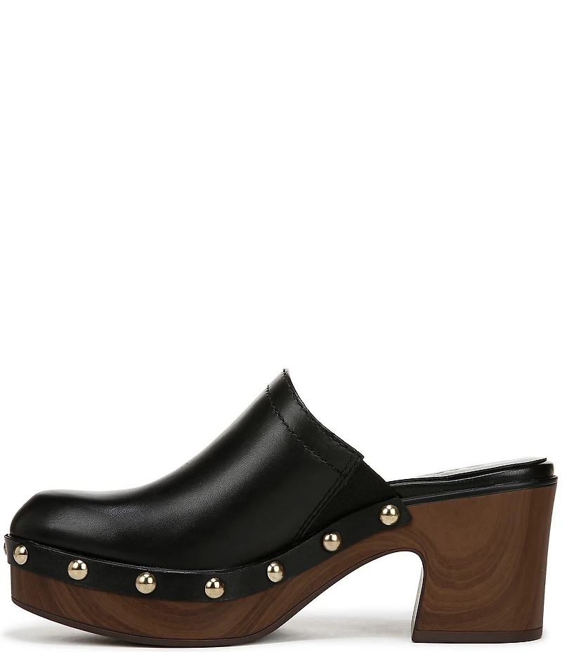 Naturalizer Bailey Leather Studded Clogs