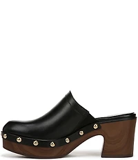 Naturalizer Bailey Leather Studded Clogs