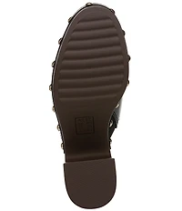 Naturalizer Bailey Leather Studded Clogs