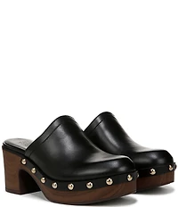 Naturalizer Bailey Leather Studded Clogs