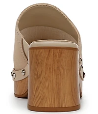 Naturalizer Bailey Suede Studded Clogs