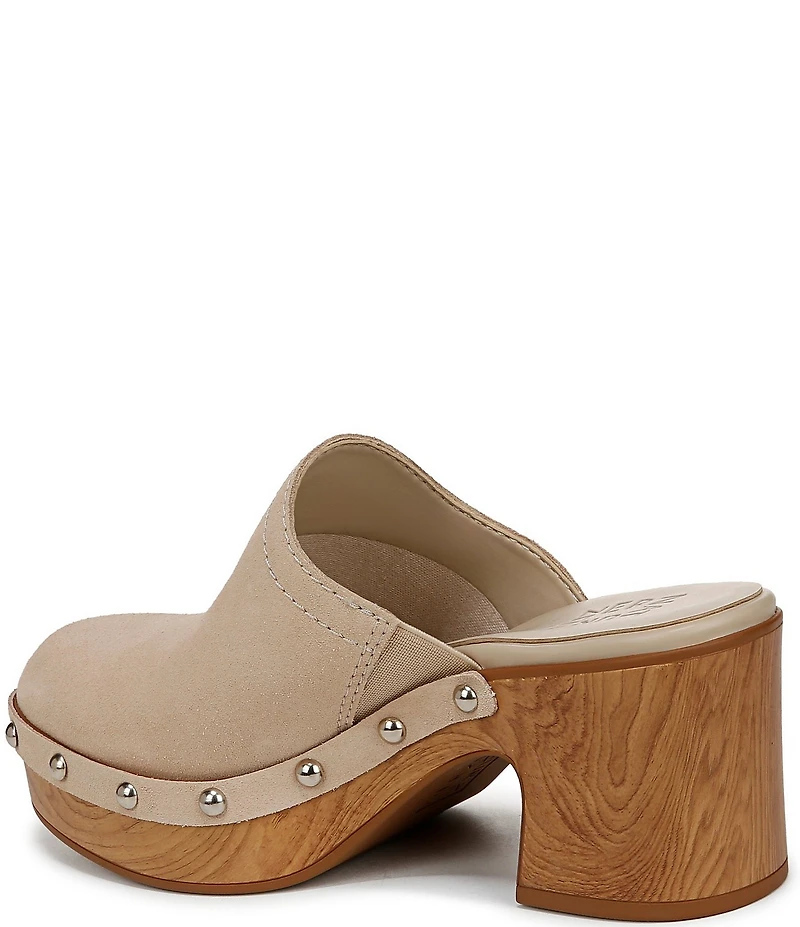 Naturalizer Bailey Suede Studded Clogs