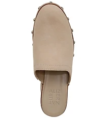 Naturalizer Bailey Suede Studded Clogs