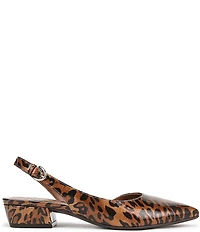 Naturalizer Banks Cheetah Patent Slingback Dress Pumps