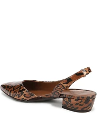 Naturalizer Banks Cheetah Patent Slingback Dress Pumps