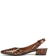 Naturalizer Banks Cheetah Patent Slingback Dress Pumps