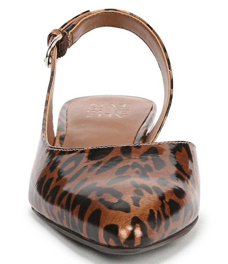 Naturalizer Banks Cheetah Patent Slingback Dress Pumps
