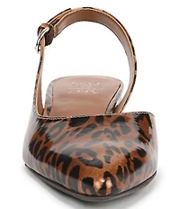 Naturalizer Banks Cheetah Patent Slingback Dress Pumps
