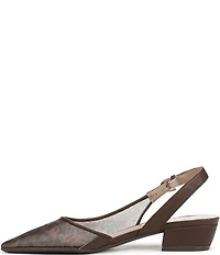 Naturalizer Banks Mesh Leopard Slingback Dress Pumps