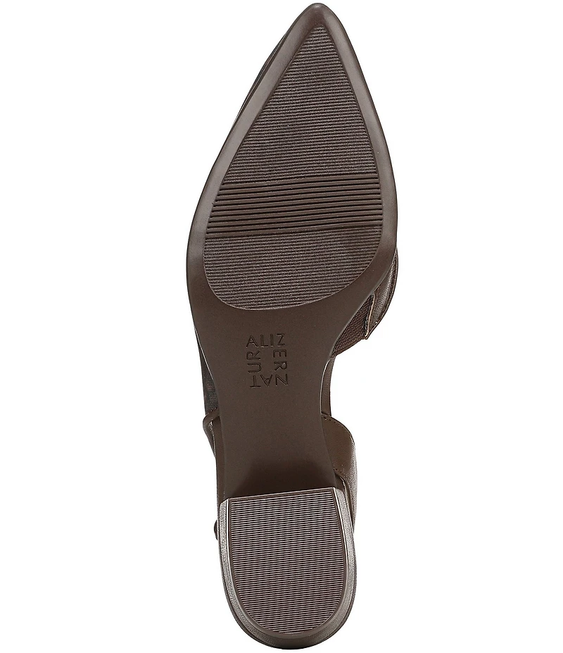 Naturalizer Banks Mesh Leopard Slingback Dress Pumps