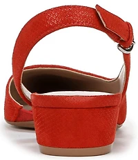 Naturalizer Banks Suede Slingback Dress Pumps