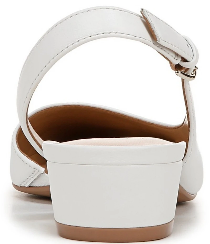 Naturalizer Banks Leather Slingback D'Orsay Dress Pumps