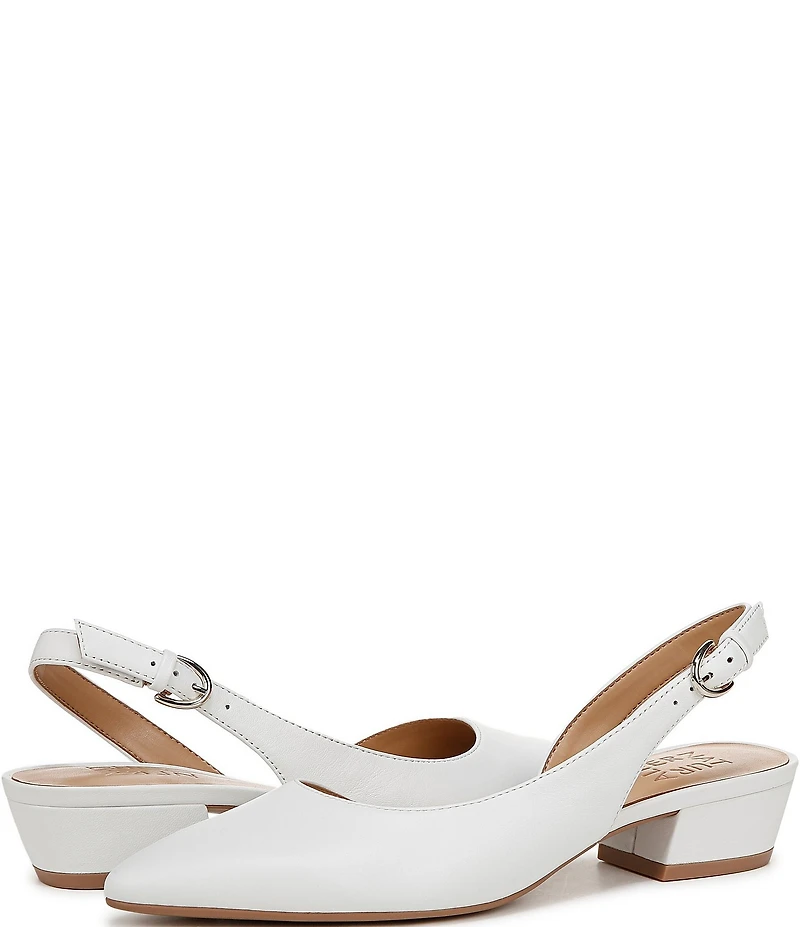 Naturalizer Banks Leather Slingback D'Orsay Dress Pumps