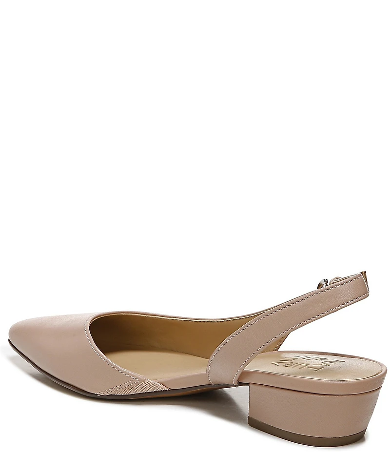 Naturalizer Banks Leather Slingback D'Orsay Dress Pumps
