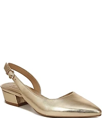 Naturalizer Banks Leather Slingback D'Orsay Dress Pumps