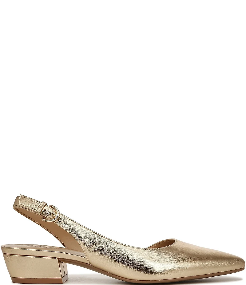 Naturalizer Banks Leather Slingback D'Orsay Dress Pumps