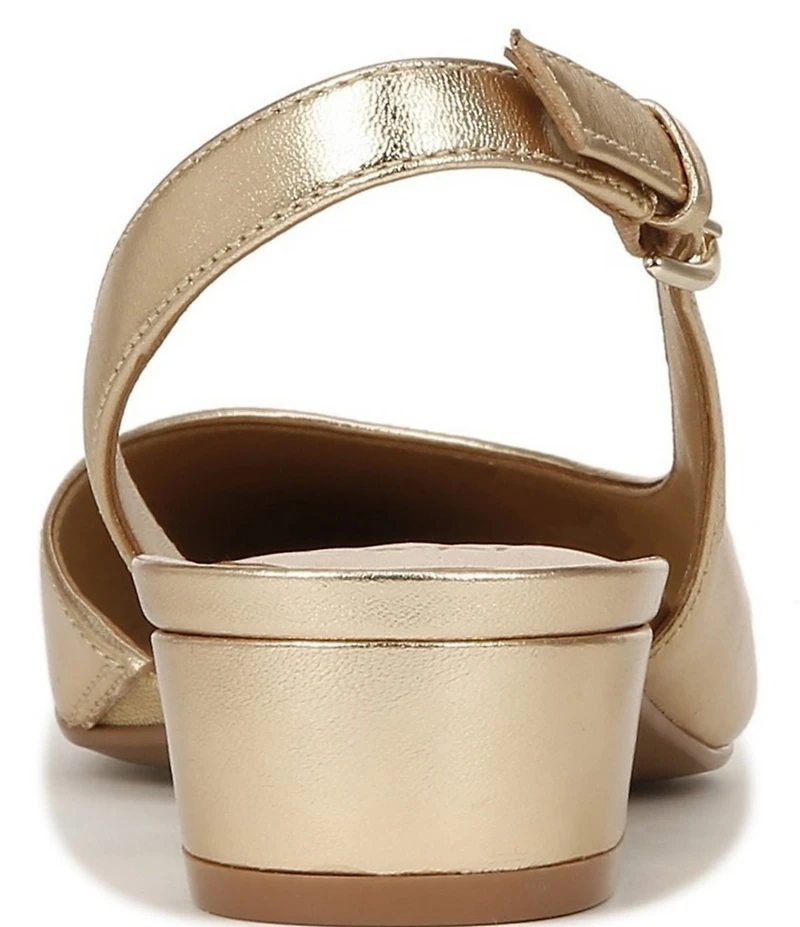 Naturalizer Banks Leather Slingback D'Orsay Dress Pumps