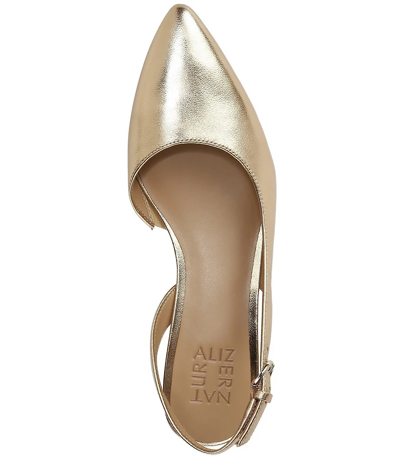 Naturalizer Banks Leather Slingback D'Orsay Dress Pumps